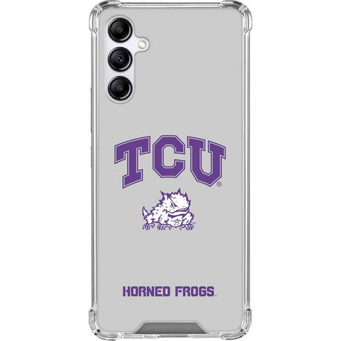 Texas Christian University Horned Frogs Logo Print Galaxy A15 5G Clear Case
